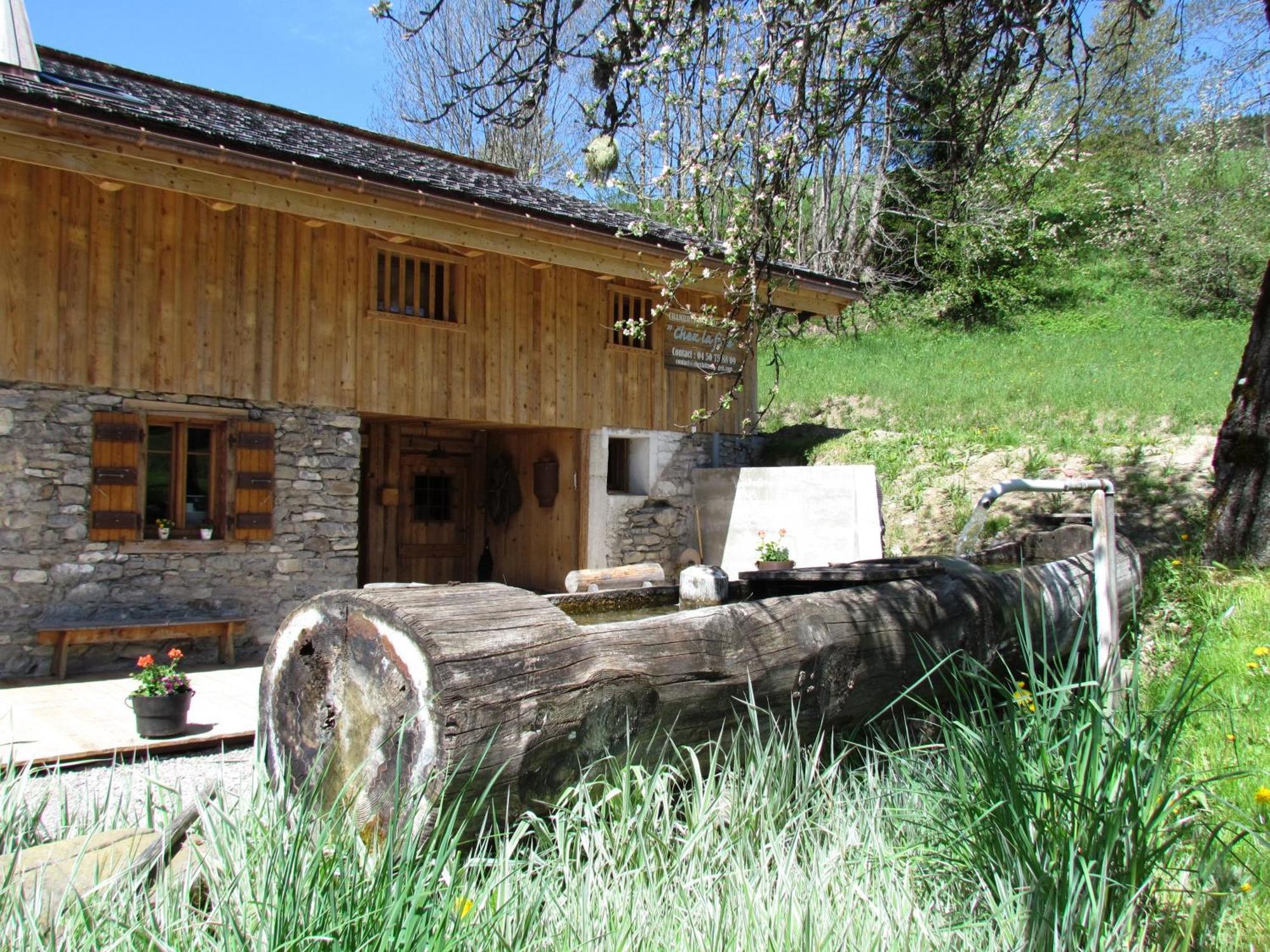 Chez La Fine Bed & Breakfast Les Gets Exterior foto